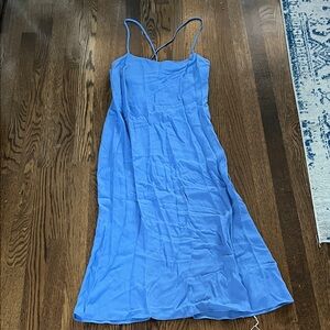 Reformation Blue Spaghetti Strap Dress